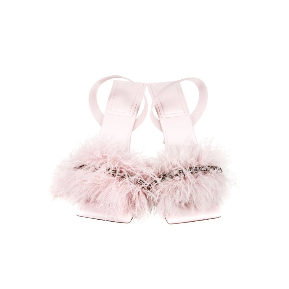 Givenchy fur sling back heels